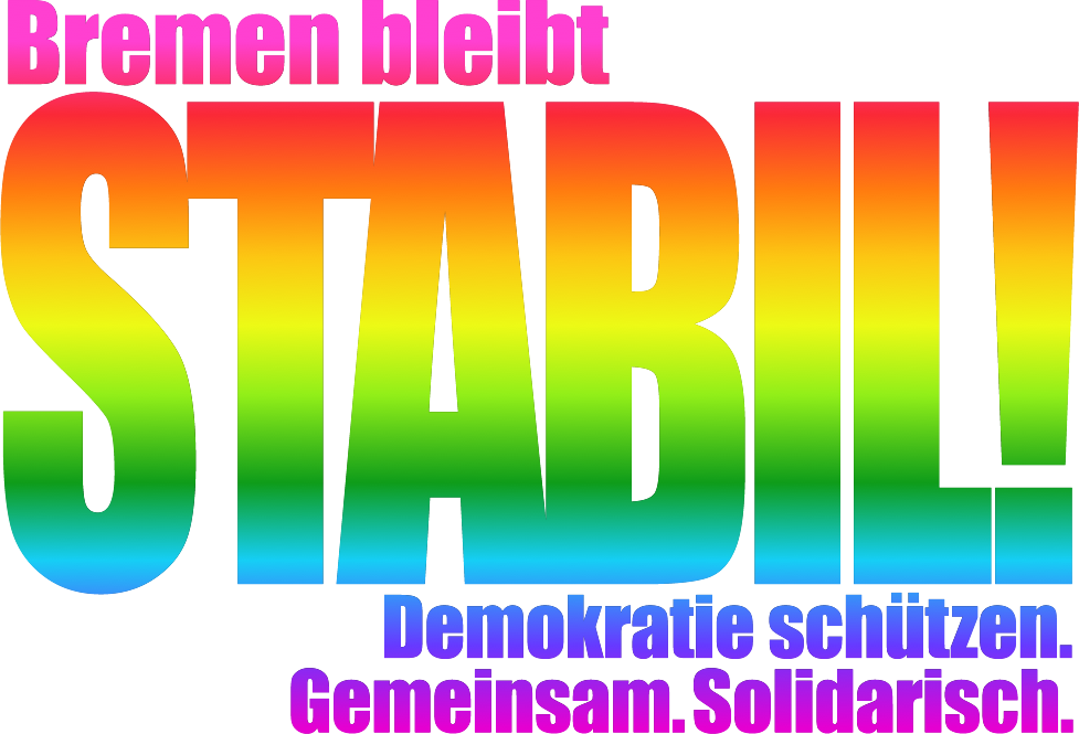 Demokratie schuetzen. Gemeinsam. Solidarisch.